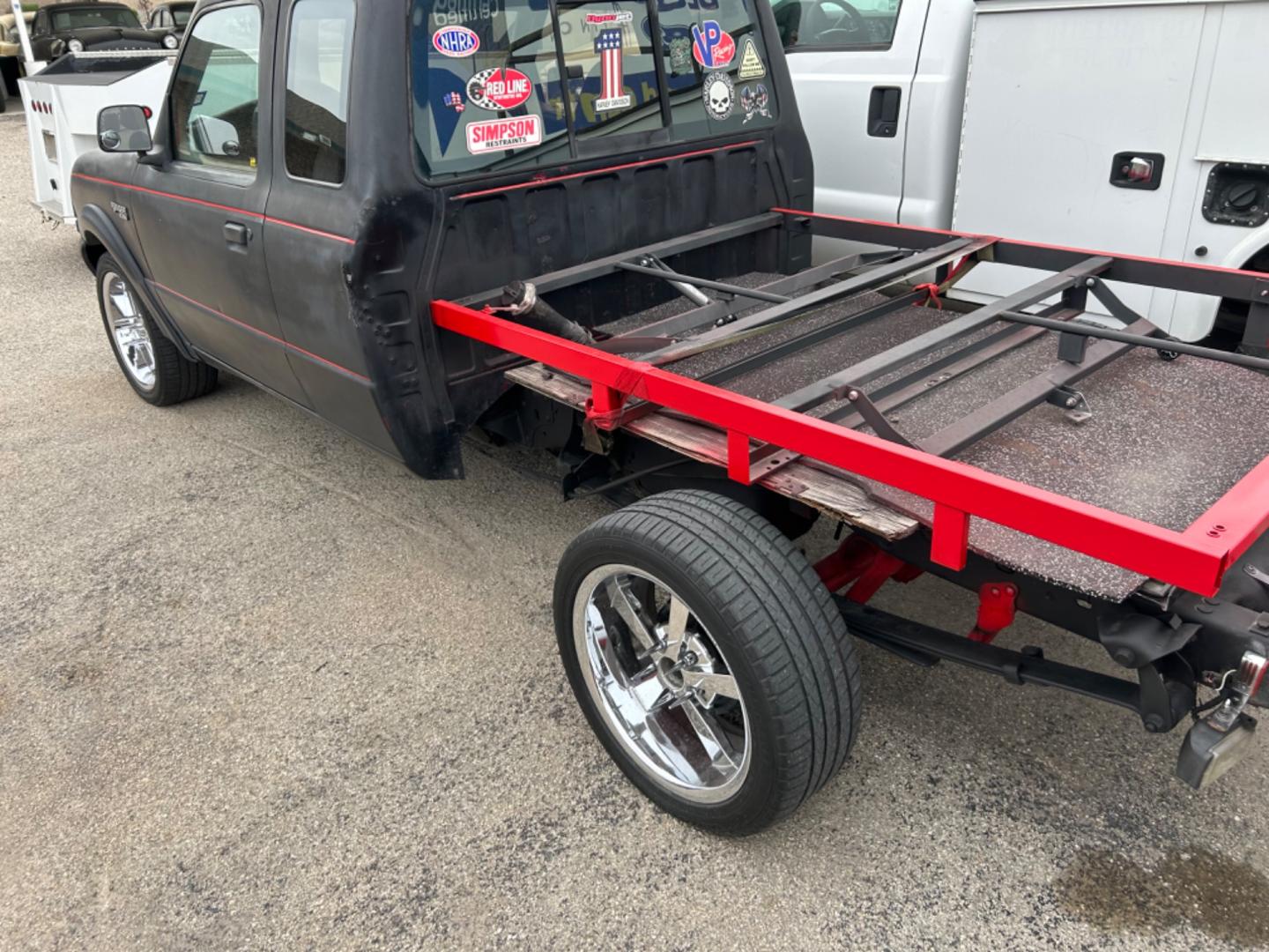 1996 Black Ford Ranger Splash SuperCab 2WD (1FTCR14UXTP) with an 3.0L V6 OHV 12V engine, located at 1687 Business 35 S, New Braunfels, TX, 78130, (830) 625-7159, 29.655487, -98.051491 - Photo#1